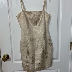 Snakeskin dress